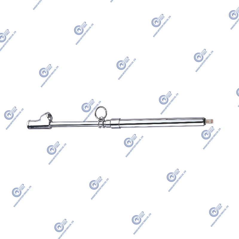 450 Chrome Truck Metal Straight-On Gauge